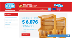Desktop Screenshot of laredequipamientos.com